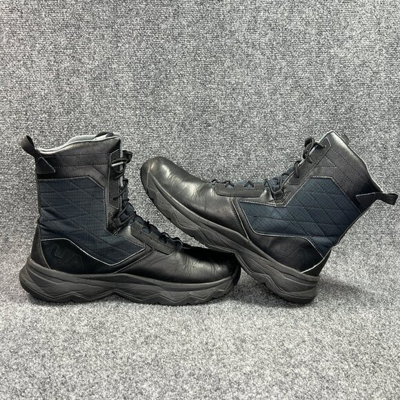 Under Armour Stellar G2 Protect Tactial Boots Men's Size 12 Black Leather Combat - Picture 10 of 15